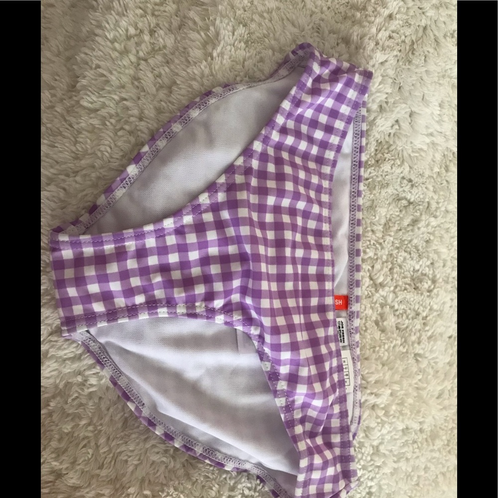 🆕Joe fresh check print bikini bottom